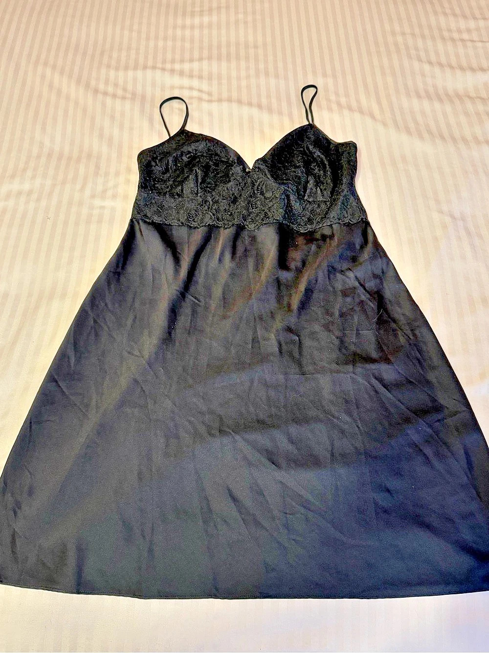 Victoria’s Secret Black Lace Slip